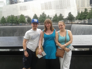 tanis,  Scott and I at 9/11 memorial